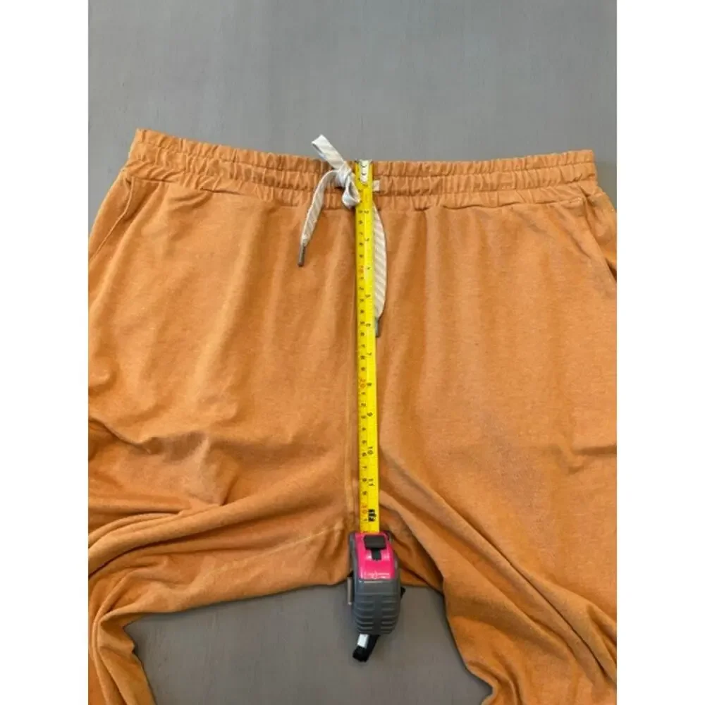 Vuori Performance Jogger Women's L Flax Heather Mustard Athleisure Sweatpants - Picture 11 of 13